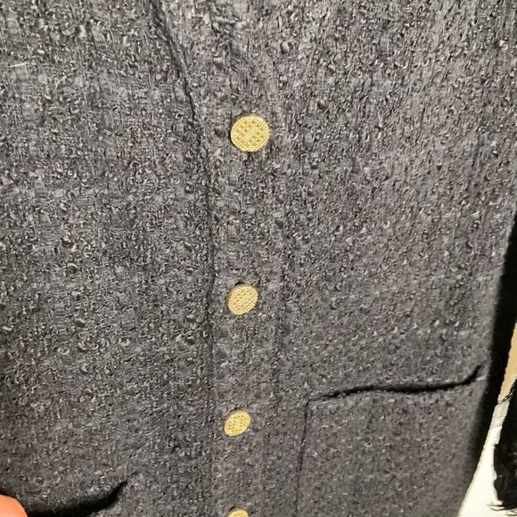 Zara Tweed Feather Jacket - Picture 6 of 7